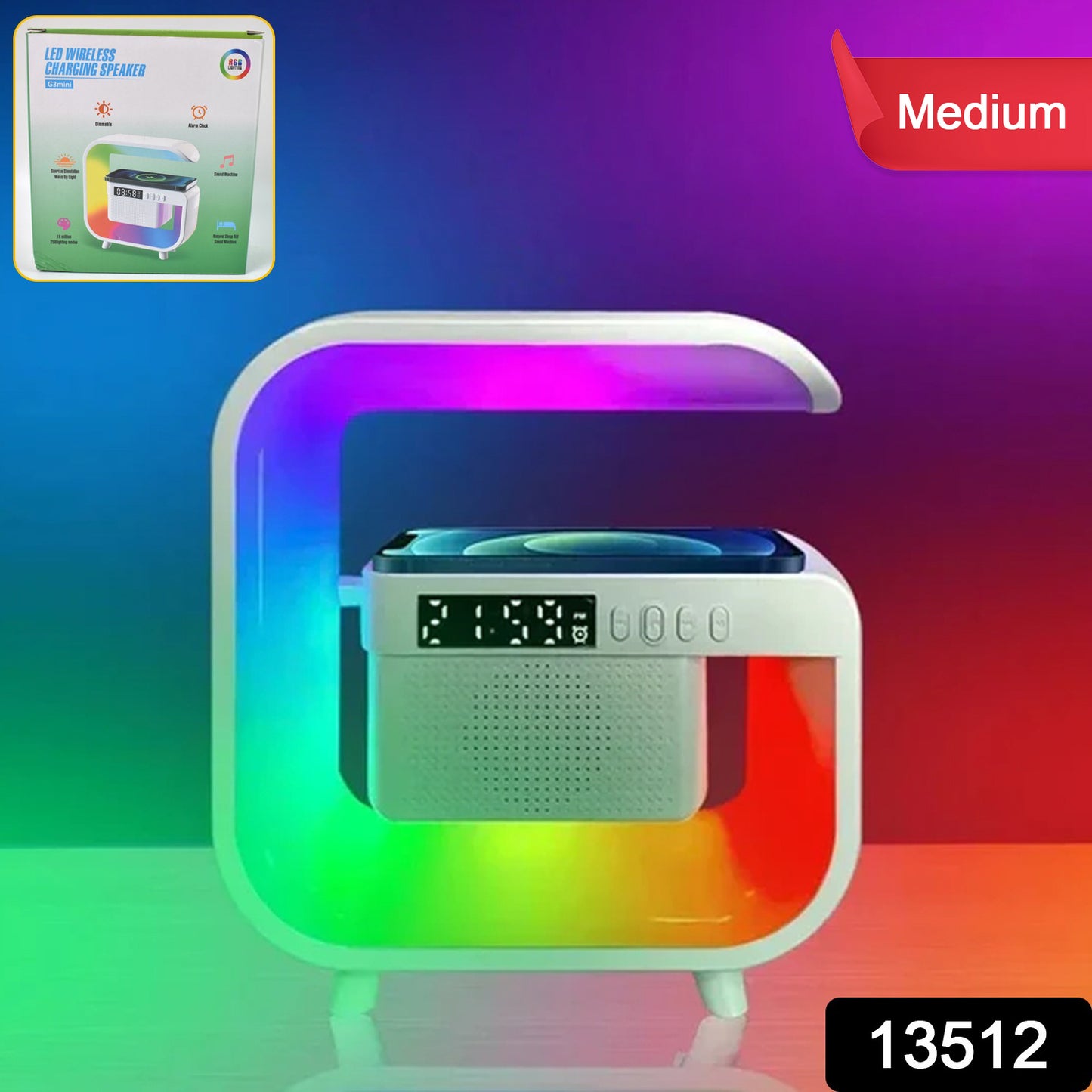 Multi-function Wireless Charger-cum-Speaker and Desk Lamp