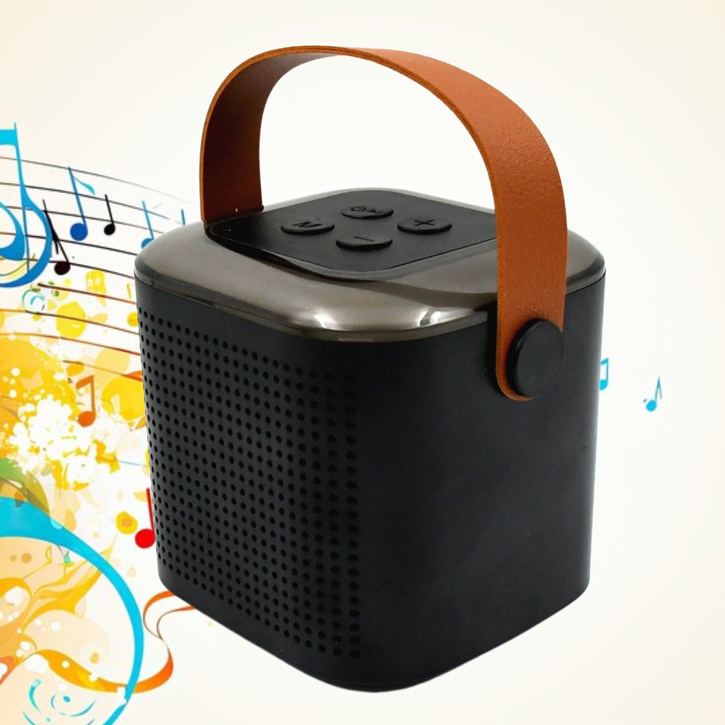 Wireless Speaker Microphone Portable Karaoke (Black)