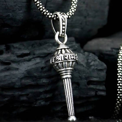 Lord Hanuman Gada Pendant With Chain (1 Pc)