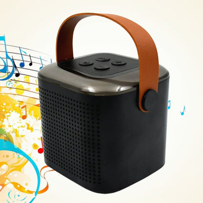 Wireless Speaker Microphone Portable Karaoke (Black)