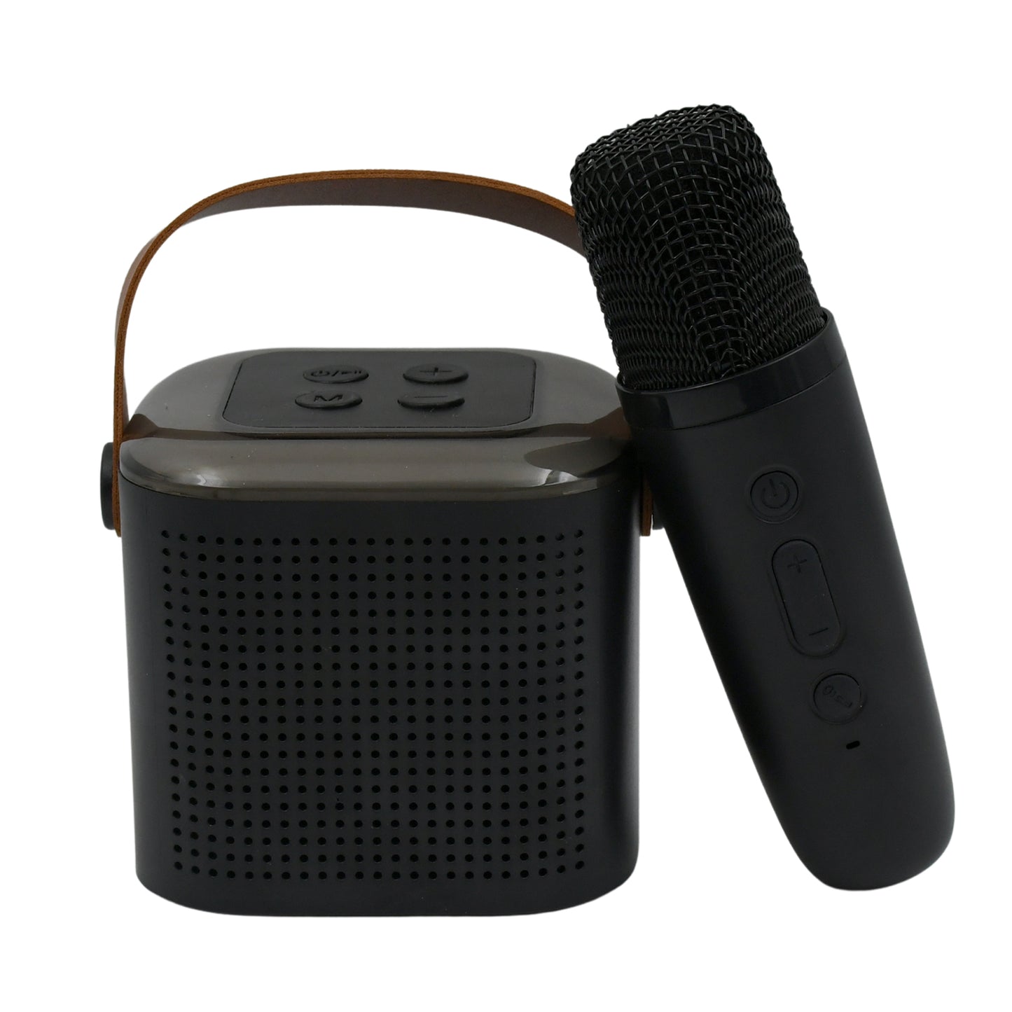 Wireless Speaker Microphone Portable Karaoke (Black)